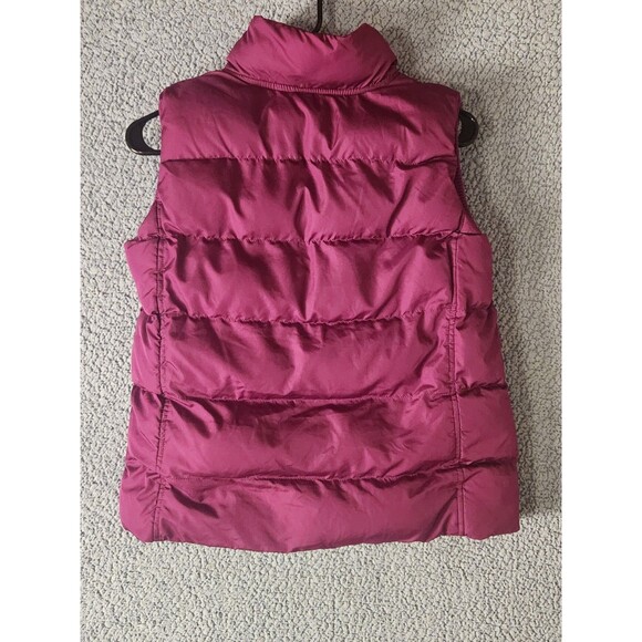 Faded Glory Womens Winter Puffer Vest Small 4-6 Violet Snap Zip Pockets - Picture 2 of 11